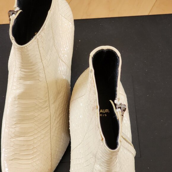 Saint Laurent Python Boots Sz 39 - Picture 7 of 9